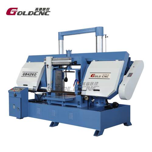 GB4260重型卧式带锯床厚壁钢管/方钢通用高效耐用