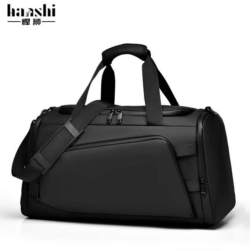 Large Capacity Travel Bag Lightweight Zipper Gym Bag Dry Wet