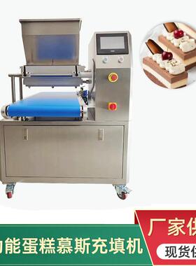 多功能蛋糕慕斯充填机西点奶油泡芙蛋糕慕斯注糊全自动液体灌装机