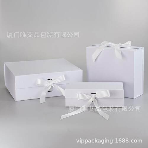 款创意小优NFK雅纯盒色蝴蝶结现货折新盒礼盒厂家可加logo叠翻盖