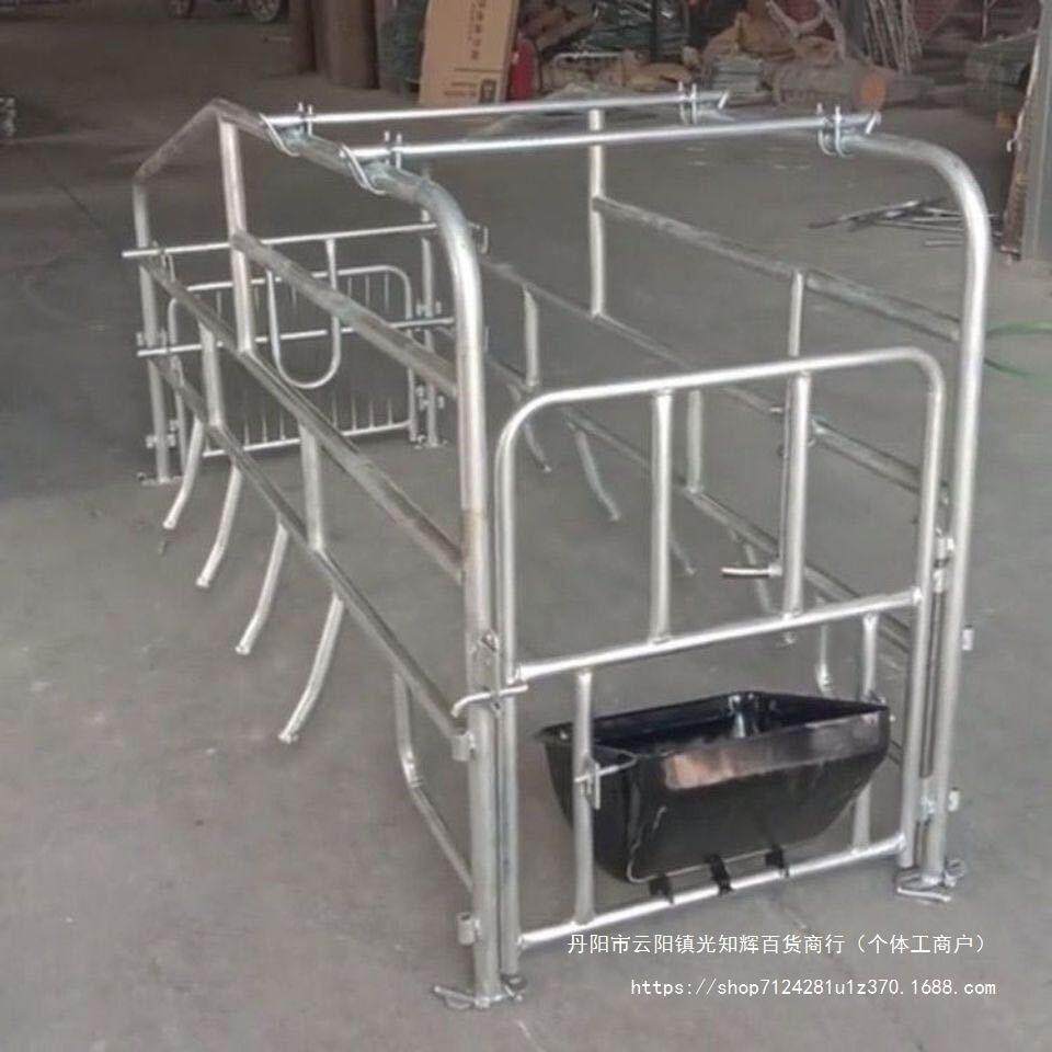 猪产床全套一整套产床母猪定栏落地式镀锌钢管简易落地产床单体母
