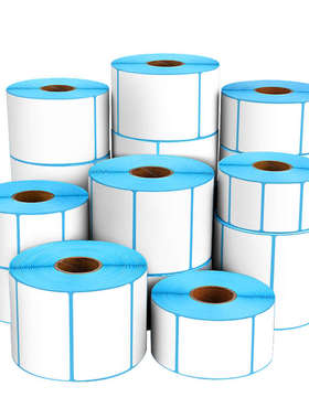 60面单贴贴纸邮宝00E71050电子不干胶4010打印电子秤30标签纸三防