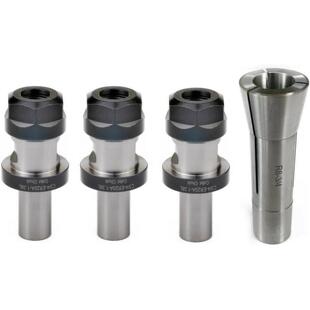 3pcs C3/4-ER16A-1.38L 延长杆+ 1pcs R8筒夹3/4孔径-M12后拉螺纹