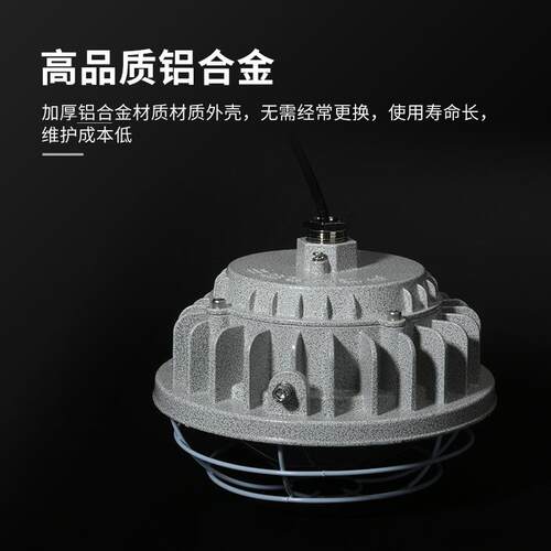 LED防爆灯100W仓库厂房照明灯加油站吊装灯杆式工矿灯工业级防护