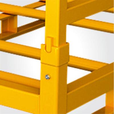 厂家货双排中量型轮胎架子轮胎周转供架货折597架叠钢制堆垛架轮