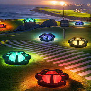 太阳能瓢虫蝴蝶灯 一拖三户外猫爪灯 LED蝴蝶 熊掌地插草坪灯