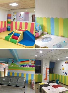 儿童防撞墙贴早教裙墙围墙AL100366纸墙包迪软泡鹏幼儿园沫垫墙面