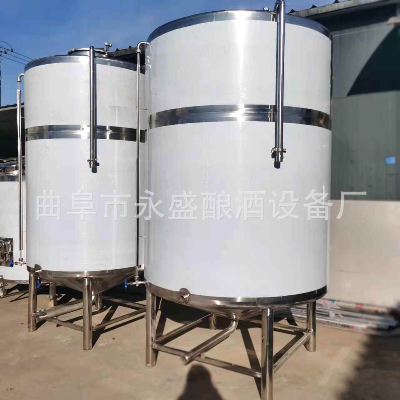 1盛制造5吨0吨304不锈钢永储罐立不式红酒储存罐锈钢酒WQO容器销