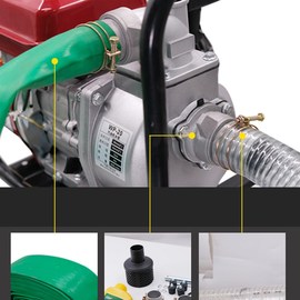 汽油机水泵2/3/4寸小型家用农用园林灌溉抽水泵高压高杨程抽水机