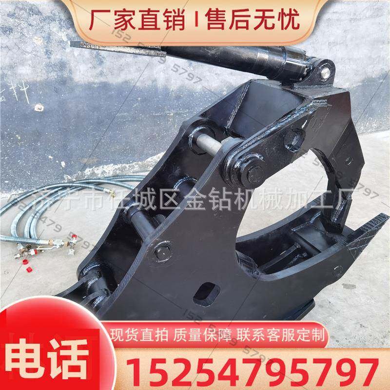 锰钢挖树根机器 挖掘机树桩起拔 机园林树苗挖拔器直拔式起树根机