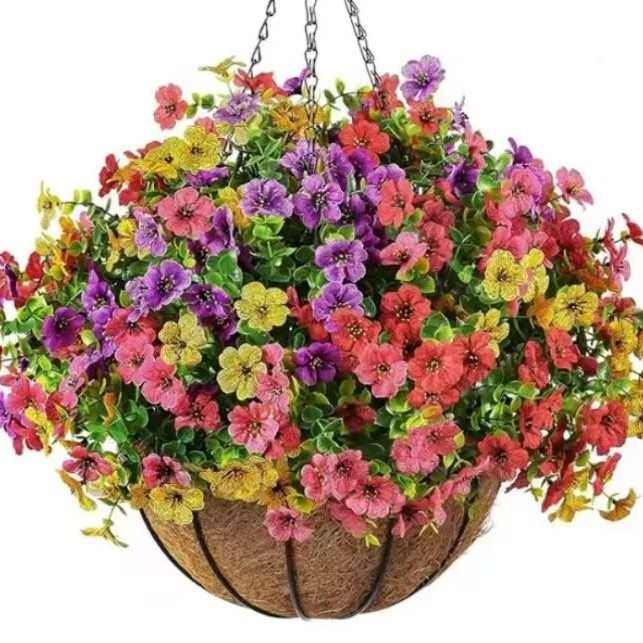 现货春夏季园艺铁架椰棕花篮吊篮花盆椰衣挂篮吊兰吊盆大号,鲜花速递/花卉仿真/绿植园艺,花盆,淘宝优惠券,粉丝福利购,淘宝优惠卷