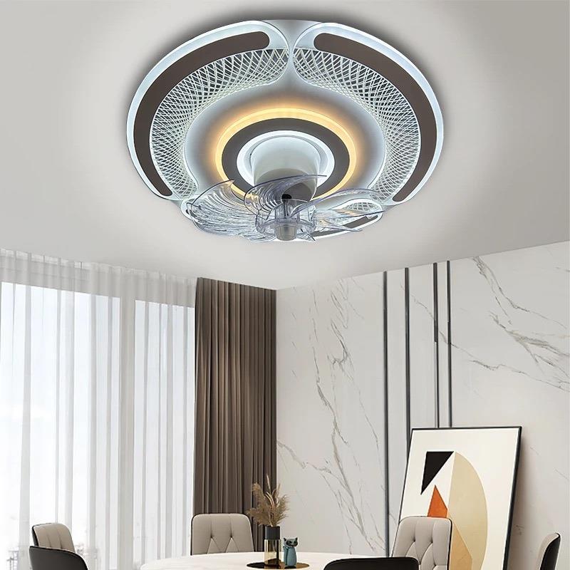 无叶风扇客卧厅吸灯厅全光谱5005-HQ-2025新款现代简约顶灯室大智