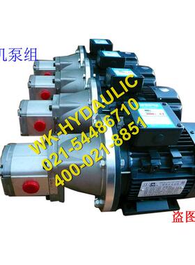 厂家直销WK-Hydraulic 高压WHP2B1-M系列电机齿轮泵组, 270bar