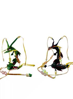 85cm百万mega闪光烈空座天空龙裂空坐绿龙黑龙带骨架带吊牌优质版