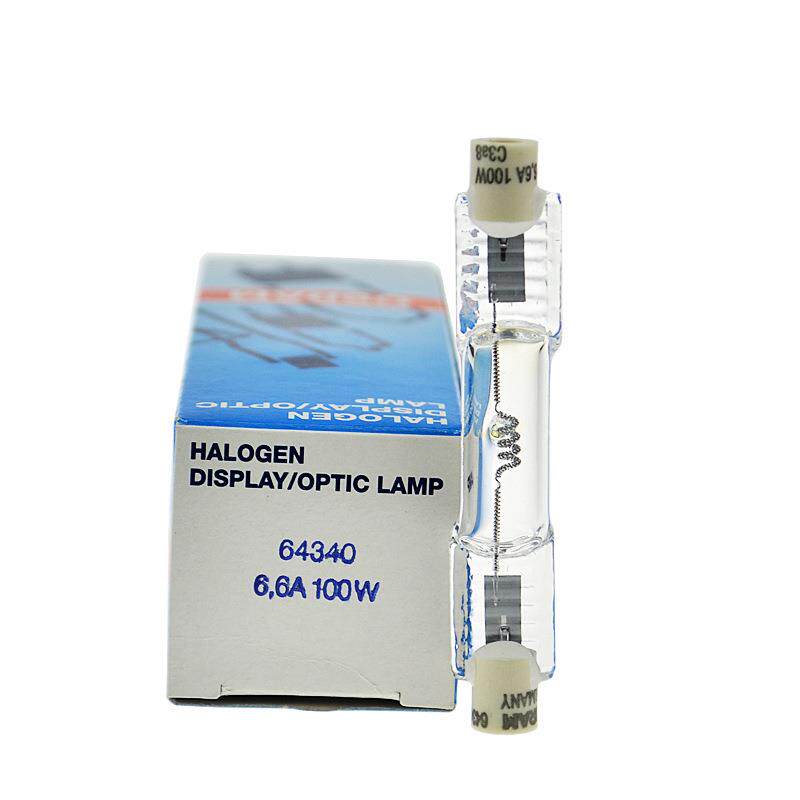 OSRAM欧司朗机场灯泡64340机场助行照明灯R7S双端灯泡 6.6A100W 6