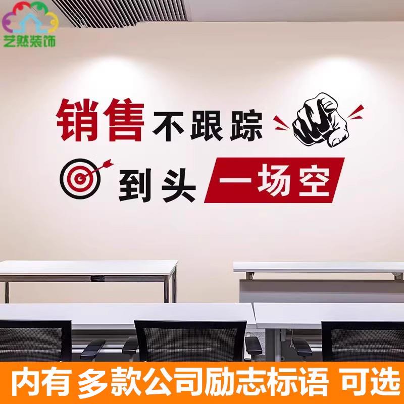 电商销售保险公司售后客服部公司办公室励志标语墙贴纸画装饰布置