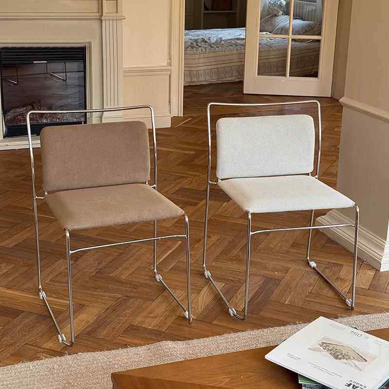 中古风餐椅家用包豪斯小户型网红高级感书房椅咖啡厅软包靠背椅子,住宅家具,餐椅,淘宝优惠券,粉丝福利购,淘宝优惠卷