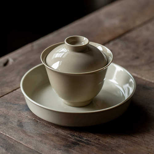 陶瓷壶承草木灰干泡台茶盘茶具配件茶点盘茶托家用托盘养壶垫茶碟