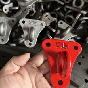 安全绳固定锚点逃生绳架挂钩三角支架高楼逃生缓降器挂板一体成型