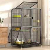 猫舍猫笼子自由空间超大猫麓一体猫窝双层室内家用猫别墅f带厕所