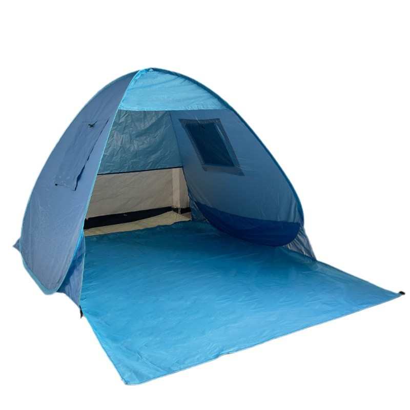 速双人帐篷沙滩简易 自动开搭建新款免沙滩全自动开帐篷可折叠速