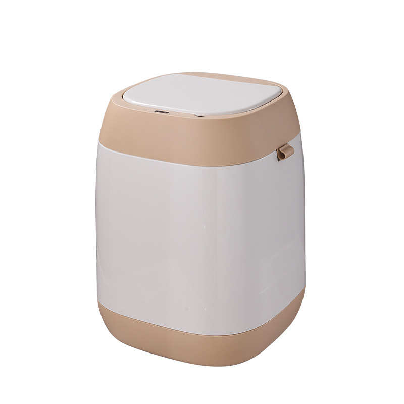 家用防水可按压带盖卫生间加大容量客厅卧室智能自动感应式垃圾桶