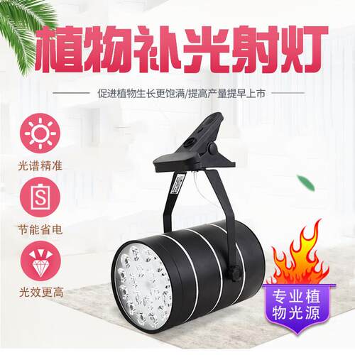 全光谱植物生长补光夹子灯发财树茎叶多肉植物花卉水草补光灯