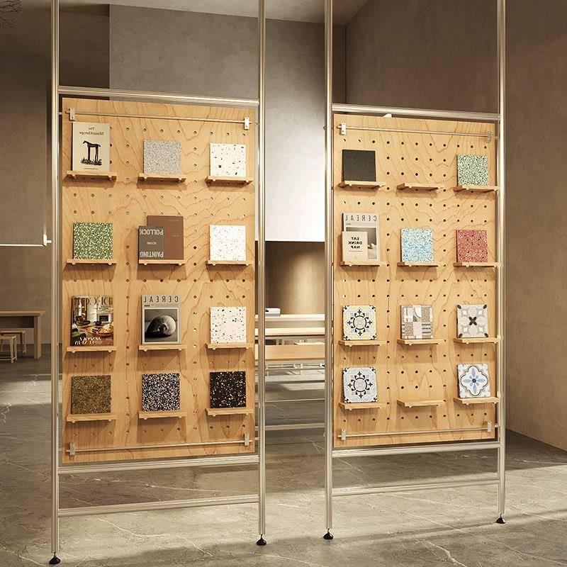免打孔洞洞板隔断 创意铝材屏风设计 可定制办公室装饰展示架
