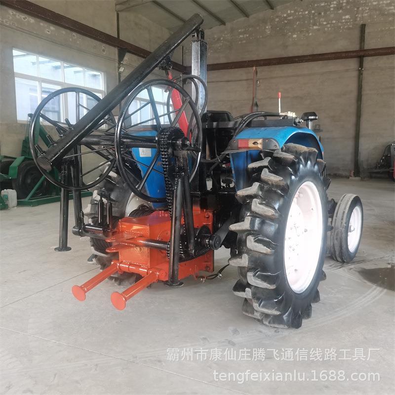 5吨机动绞磨导线四轮牵引机电力施工四轮绞磨牵引机腾飞电力