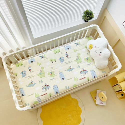 儿童幼儿园4D透气水洗棉午睡床垫褥子拼接床褥子小床睡垫