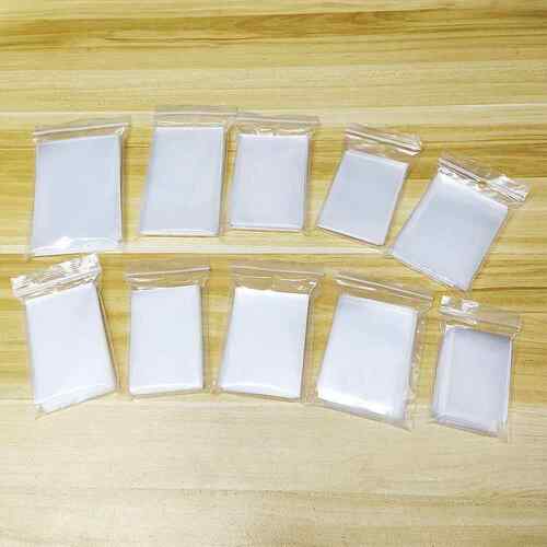 CPP透明20丝卡膜卡套咕卡小卡吧唧自粘袋自封袋保护套爆米花