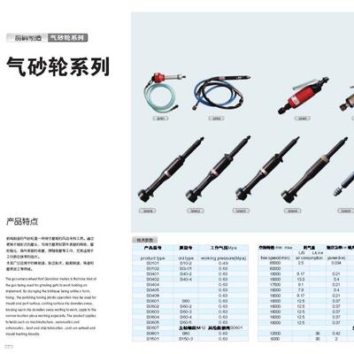青岛前哨宇航牌气砂轮系列 S0404 手提式气动砂轮机