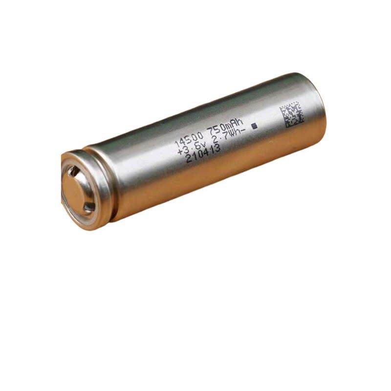 日本制造SANYO三洋UR14500AC 740mah 3.7V 14500 P锂电池