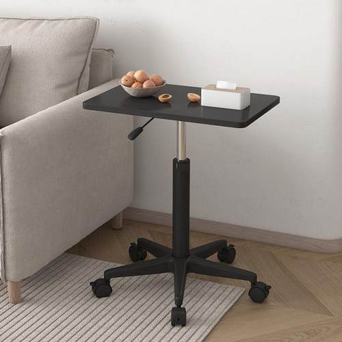 桌子可移AQI习动电脑桌节升降桌卧室床边桌可旋转宿可舍简易学桌