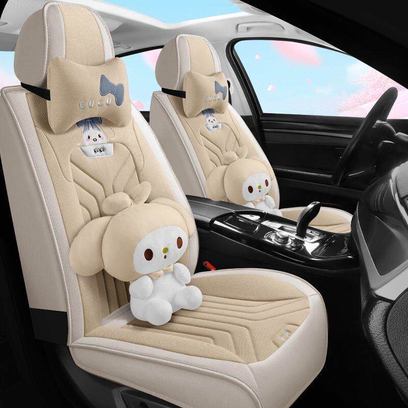 马自达CX4阿特兹5老款马六6睿翼汽车座套亚麻全包围坐垫四季通用