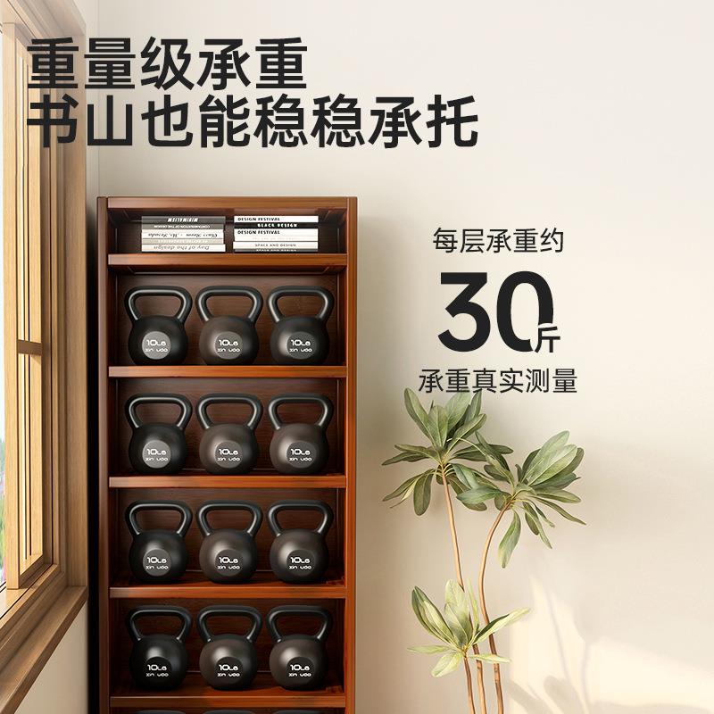 藤编落地书柜储物柜一柜GL8061-0子置物带书柜体门靠墙防尘架层收