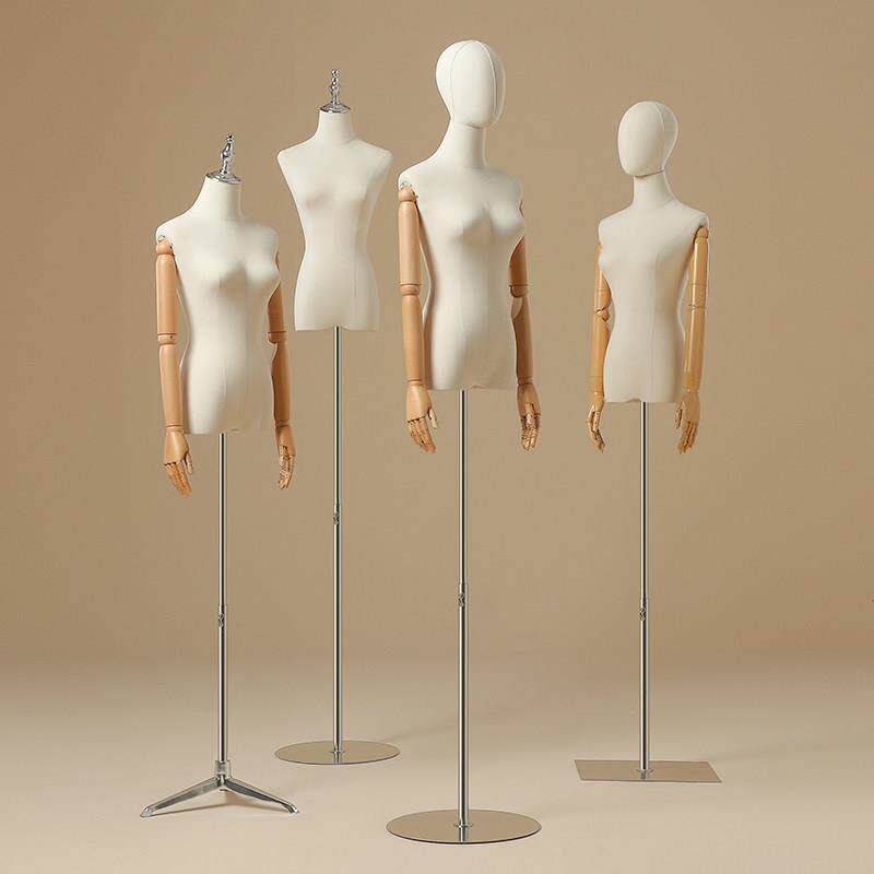 服装店模特道具女半身女装橱窗人台衣服展示架全身婚纱人体模特架