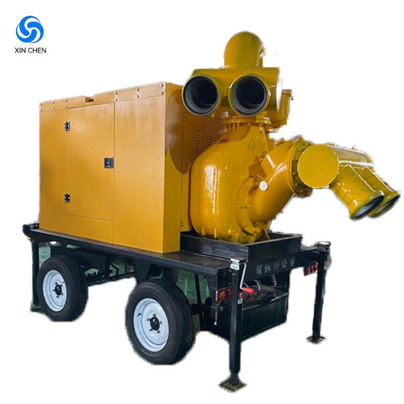 移动式防汛泵车1000方自吸泵大流量抗旱防涝柴油式排污抗涝泵车