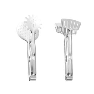 西纹不锈钢煎鱼夹耐高温加厚油炸夹铲多功能翻鱼鸡翅牛排铲夹神器