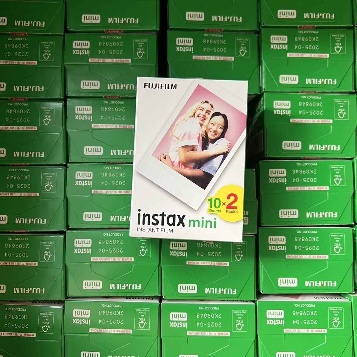 富士拍立得相纸花边迷你三寸白边mini7/8/9/11/12/25/40/70/90/se