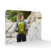 快幕秀厂家 快幕秀布展 展会签到会议组合定制背景画面轻便携易装