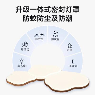 客厅吸顶988灯桃木胡大厅主灯眼装云朵中古风护卧室灯全屋中山家