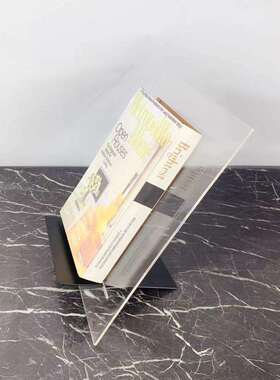 现代简约亚克力书架创意杂志架摆件样板房售楼处书房软装饰品