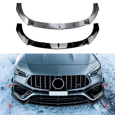 适用奔驰CLA级C118CLA45AMG2020+前杠前唇前铲外饰改装