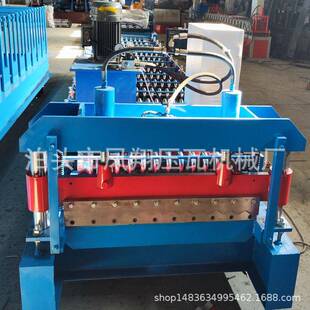 彩钢数控850型水波纹压瓦机单层全自动彩钢瓦压瓦机