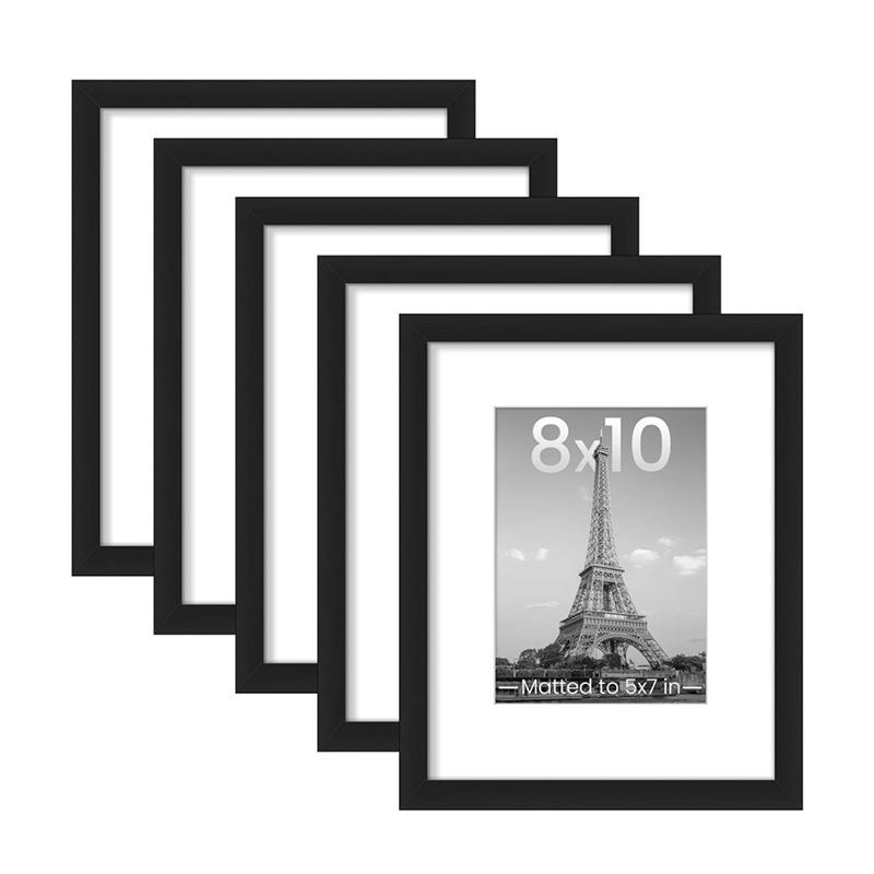 跨境美客多亚马逊TEMU希音8X10相框木质挂墙装饰画框3件5件套装框