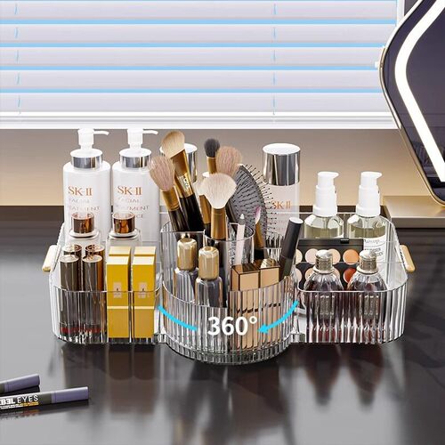Cosmetic Storage Box Desktop Acrylic Transparent Large Capac