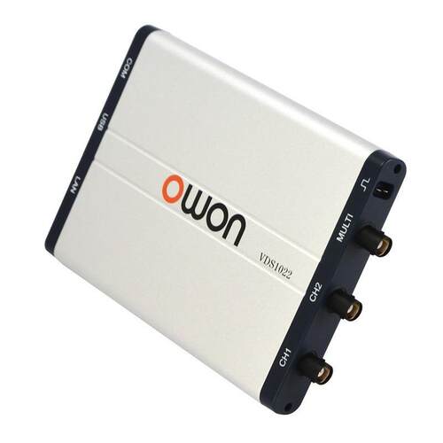 OWON虚拟PC数字示波器VDS1022双通道25M便捷