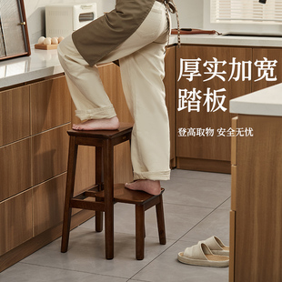 实木梯凳折叠梯家用梯子凳子两用加厚登高凳人字梯楼梯步梯置物架