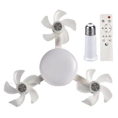 Drone Fan with LED Lantern Remote Control Electric Cordless